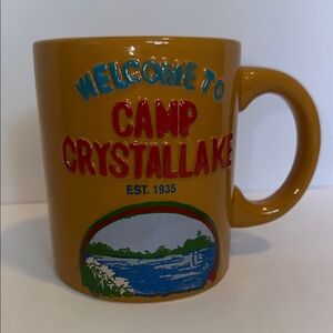 Friday 13th Camp Crystal Lake Yellow Mug